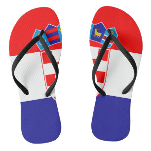 Kroatische vlag teenslippers