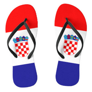 Kroatische vlag teenslippers