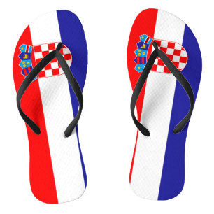 Kroatische vlag teenslippers