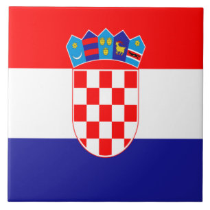 Kroatische vlag tegeltje