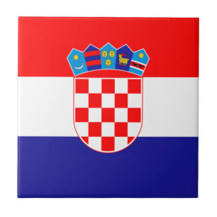Kroatische vlag tegeltje