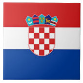 Kroatische vlag tegeltje (Voorkant)