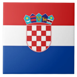 Kroatische vlag tegeltje