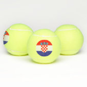 Kroatische vlag tennisballen (Multi)