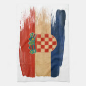 Kroatische vlag theedoek (Verticaal)