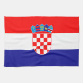 Kroatische vlag theedoek (Horizontaal)