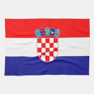 Kroatische vlag theedoek