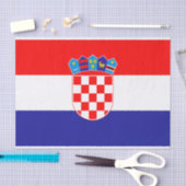 Kroatische vlag tissuepapier (Craft)