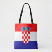 Kroatische vlag tote bag (Voorkant)