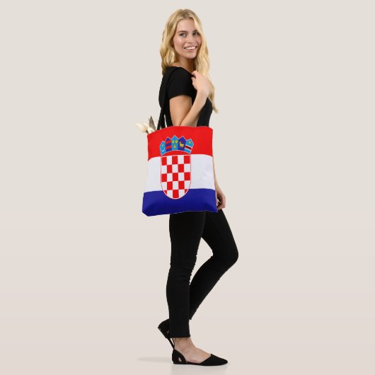 Kroatische vlag tote bag (Op model)