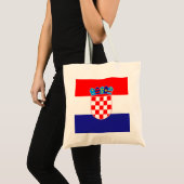 Kroatische vlag tote bag (Voorkant (product))