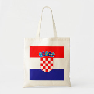 Kroatische vlag tote bag