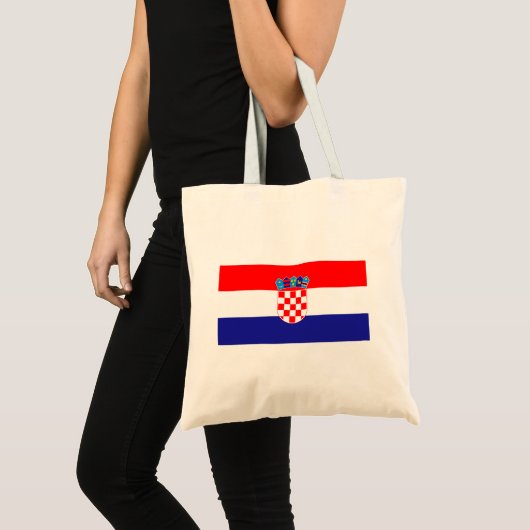 Kroatische vlag tote bag (Voorkant (product))