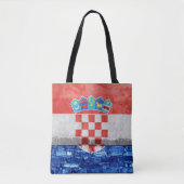 Kroatische vlag tote bag (Voorkant)