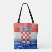 Kroatische vlag tote bag (Achterkant)