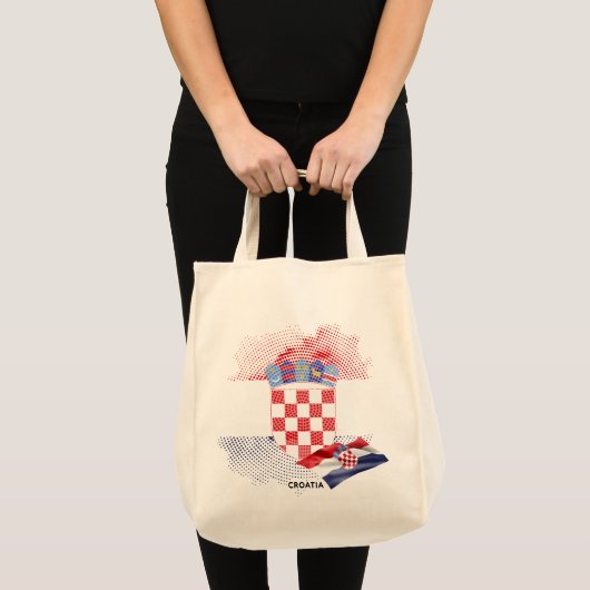 Kroatische vlag tote bag (Voorkant (product))
