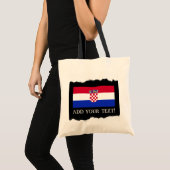 Kroatische vlag tote bag (Voorkant (product))
