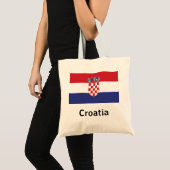 Kroatische vlag tote bag (Voorkant (product))