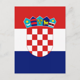 Kroatische vlag — Trobojnica Briefkaart