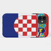 Kroatische vlag — Trobojnica Case-Mate iPhone Case (Achterkant (horizontaal))