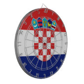 Kroatische vlag — Trobojnica Dartbord (Voorkant Links)