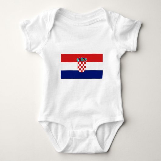 Kroatische vlag — Trobojnica Romper (Voorkant)