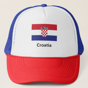 Kroatische vlag trucker pet