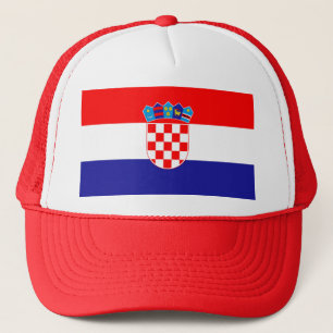 Kroatische vlag trucker pet
