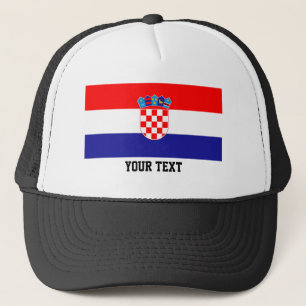 Kroatische vlag trucker pet