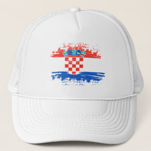 Kroatische vlag trucker pet