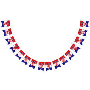 Kroatische vlag vlaggetjes