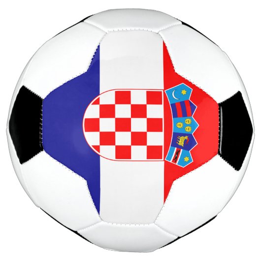 Kroatische vlag voetbal (Gedraaid)
