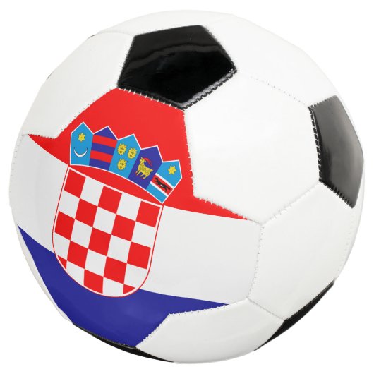 Kroatische vlag voetbal (Drie kwart)