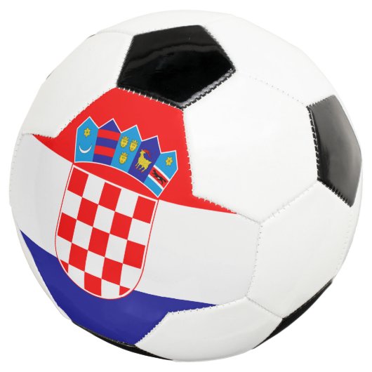 Kroatische vlag voetbal (Drie kwart)