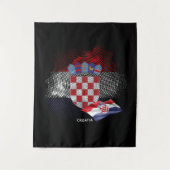 Kroatische vlag wandkleed (Voorkant)