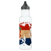 Kroatische vlag waterfles  (Rechts)