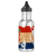 Kroatische vlag waterfles  (Rechts)