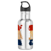 Kroatische vlag waterfles  (Achterkant)