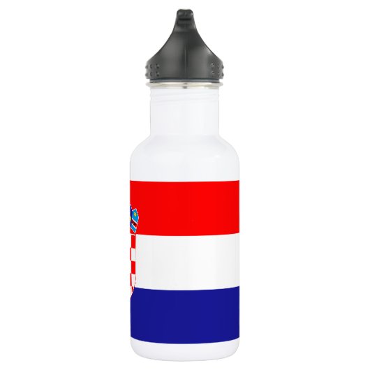 Kroatische vlag waterfles  (Rechts)