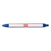 Kroatische vlag zwarte inkt pen (Voorkant)