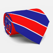 Kroatische vlaggenkleuren Elegant Stropdas (Opgerold)
