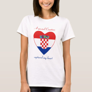 Kroatische vlaggenliefhebber T-Shirt