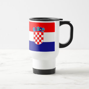Kroatische vlagmok reisbeker
