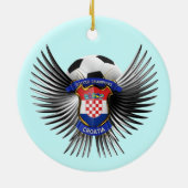 Kroatische voetbalkampioenen keramisch ornament (Achterkant)