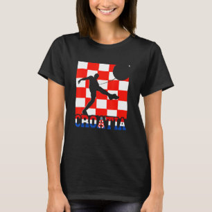 Kroatische voetbalspeler Kroatische Pride Kroatië T-shirt