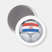 Kroatische voetbalster magneet (Voorkant / Achterkant)