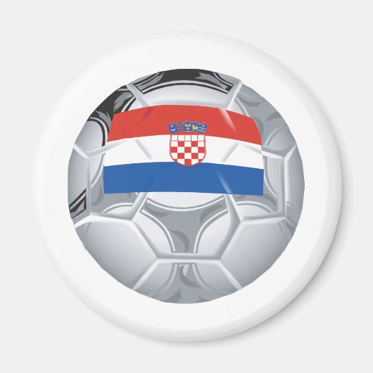 Kroatische voetbalster magneet (Voorkant)