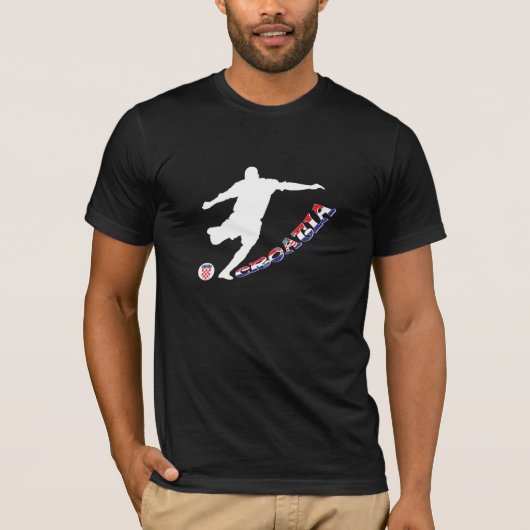 Kroatische voetbalster t-shirt (Voorkant)