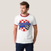 Kroatische voetbalster t-shirt (Voorkant volledig)