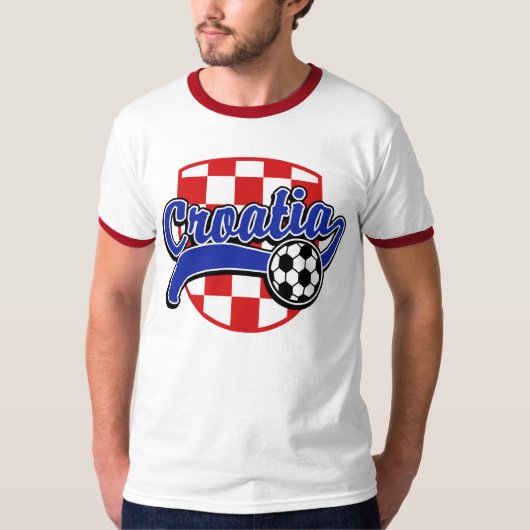 Kroatische voetbalster t-shirt (Voorkant)